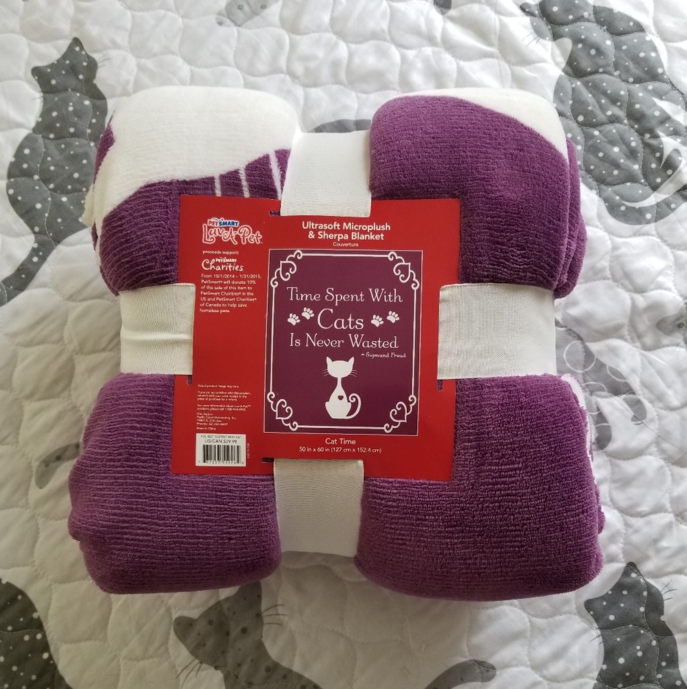 Cat blanket mircoplush